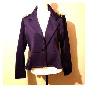 Purple blazer